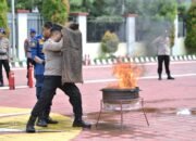 Bhabinkamtibmas dan Polmas di Lingkup Polres Gresik Ikuti Pembekalan Pelatihan Polisi Penolong