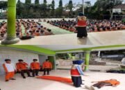 Tingkatkan Kesiapsiagaan, BSMI Bersama SMPN 1 Poncol Gelar Simulasi Bencana