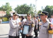Capaian Kinerja Yang Baik, Kapolres Kediri Beri Penghargaan 69 Personel Berprestasi