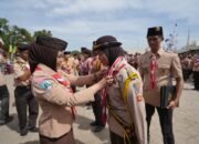 Wali Kota Mojokerto Lantik 1.378 Pramuka Garuda di Camp Ground Taman Bahari Mojopahit