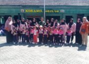 Murid PAUD Kunjungi Makoramil Dawarblandong, Belajar Disiplin dan Cinta Tanah Air Sejak Dini