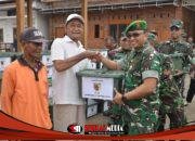 Peringati Hari Juang Infanteri ke-77, TNI AD Salurkan 250 Paket Bansos di Trowulan Mojokerto