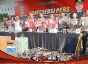 Polresta Malang Kota Rilis Akhir Tahun 2025: Kriminalitas Turun, Pengungkapan Kasus Besar Jadi Sorotan