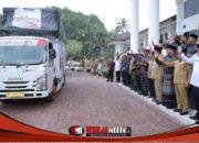 Bupati Asahan Lepas Keberangkatan Bantuan ke Sumatera Utara Aceh dan Sumbar