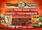 Warung Digital Luncurkan Promo Akhir Tahun, Gratis Website 1 Tahun untuk UMKM