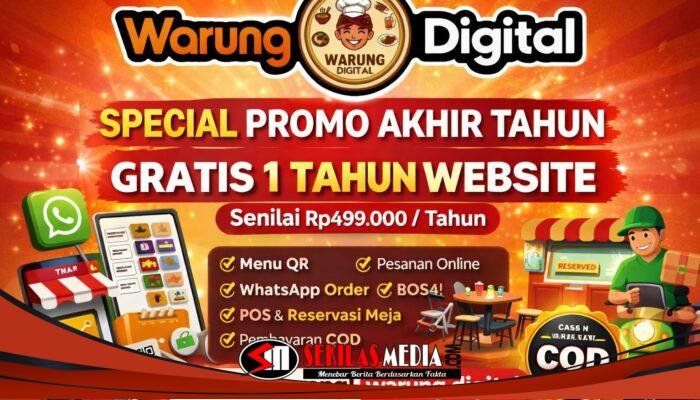 Warung Digital Luncurkan Promo Akhir Tahun, Gratis Website 1 Tahun untuk UMKM