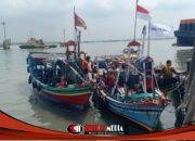Satpolairud Polres Gresik Amankan Tiga Kapal Nelayan Pengguna Jaring Trawl