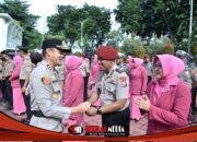 Kapolres Gresik Pimpin Kenaikan Pangkat 96 Personel Polri dan 5 ASN