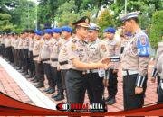 Kapolres Gresik Gelar Apel Terakhir, Tekankan Kesehatan dan Profesionalisme Anggota