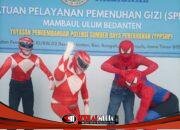 Cara Unik SPPG Gresik Awali 2026, Bagikan MBG Sambil Berkostum Superhero
