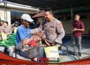 Pendekatan Humanis, Kapolres Mojokerto Kota Santuni Ojol dan Tukang Becak