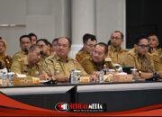 Kasatgas Pimpin Rakor Percepatan Rehabilitasi dan Rekonstruksi Pascabencana di Sumatera Utara