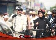 Mbak Wali Gowes Bersama Wali Kota Madiun, Melihat Berbagai Potensi Kota Kediri