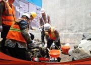 Pembangunan Mapolsek Ringinrejo Dimulai, Kapolres Kediri AKBP.Bramastyo Priaji Lakukan Peletakan Batu Pertama