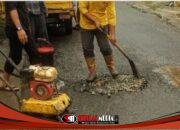 DPUTR Purwakarta Terus Bergerak, Perbaikan Jalan Situ Cigangsa Campaka Kian Ditingkatkan