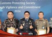 Satpol PP Kota Malang Raih Piagam Bhakti Chandra Nararya dari Kanwil DJBC Jatim II