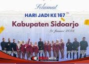 Keluarga Besar SDN Glagaharum Mengucapkan, “Selamat Hari Jadi Ke -167 Tahun Kabupaten Sidoarjo”