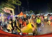 Polres Tanjungbalai Gelar Patroli Skala Besar, Pastikan Malam Minggu Warga Aman dari Geng Motor dan 3C