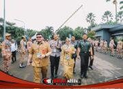 Kapolres Kediri AKBP.Bramastyo Priaji bersama Forkopimda Kabupaten Kediri Kompak Hadiri Rakornas Pemerintah Pusat & Daerah Tahun 2026
