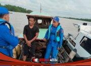 Jaga Keamanan Laut, Sat Polairud Tanjung Balai Periksa Kapal Nelayan