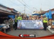 Hari Ketiga Operasi Keselamatan Toba 2026, Sat Lantas Polres Tanjungbalai Sosialisasi dan Himbau Pedagang Kaki Lima