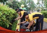 Polres Batu Bersama Pemkot Gelar Korve Massal di Alun-Alun, Dukung Gerakan Nasional “Indonesia ASRI”