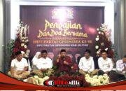 Syukuran HUT Gerindra ke 18, DPC Gerindra Kabupaten Blitar Adakan Pengajian
