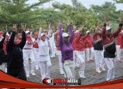 Mojokerto Tuan Rumah Gebyar Senam PORPI se-Jatim, Ning Ita Ajak Hidup Sehat Sekaligus Promosikan UMKM