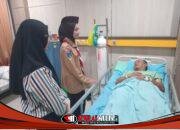 Wujud Kepedulian, Mbak Wali Jenguk Personel Damkar Korban Sengatan Tawon Vespa