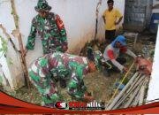 Satgas TMMD 127 Kodim 0827/Sumenep Ukur Lokasi Pembangunan MCK di Desa Mandala