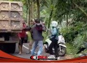 Viral! Sopir Dump Truck Aniaya Pengendara Motor di Pujon, Polres Batu Tangkap Pelaku