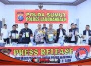 Polres Labuhanbatu Rilis Pengungkapan Kasus Narkotika, Sita Sabu dan Ketamin Bernilai Miliaran Rupiah