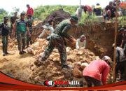 TMMD 127 Sumenep Bangun Pondasi TPT, Jawab Keluhan Warga