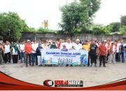 Wabup Alif Pimpin Aksi Gerakan Indonesia Asri di Terminal Wisata Sunan Giri