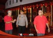 Kapolres Gresik Cek Kesiapan Pengamanan Imlek di Klenteng Kim Hin Kiong