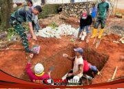 Satgas TMMD Perkuat Sanitasi Masjid Lewat Pembangunan Septictank
