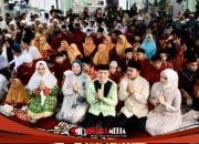 Ratu Dewa-Prima Salam Pilih Tasyakuran Bareng Ratusan Anak Yatim Di Kota Palembang vdeo