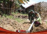 TMMD 127 Perkuat Sanitasi Desa, TNI dan Warga Pasang Saluran Septik Tank