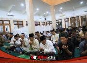Bangun Kedekatan Spiritual, Polres Kediri Kota Istiqomah Tarawih Bersama Warga