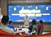 Silaturahmi dengan Ormek dan BEM, Kapolres Gresik Ajak Mahasiswa Jogo Gresik