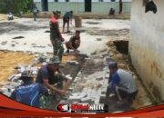 TMMD Sulap Halaman Becek Jadi Rapi, Paving Ponpes Capai 70 Persen