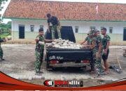 TMMD 127 Genjot Paving Ponpes di Sumenep, Progres Tembus 65 Persen