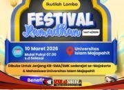 Meriahkan Bulan Puasa, Lomba Religi dan Seni Digelar di Kampus UNIM