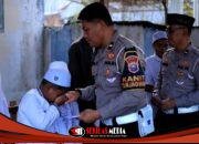 Satlantas Polres Gresik Santuni Anak Yatim Roudlotul Hikmah di Bulan Ramadan