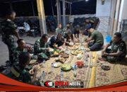 Buka Puasa di Lokasi TMMD, Dansatgas Sumenep Duduk Bersama Warga