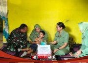 Persit Kodim 0815 Mojokerto Gelar Anjangsana dan Baksos, Santuni Keluarga Prajurit dan Anak Yatim