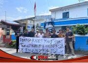 Dugaan Korupsi Dana Desa Memanas, Massa Geruduk Kantor Desa Tanjung Gusta