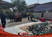 Polres Demak Musnahkan Ribuan Botol Miras Hasil Operasi Pekat Candi 2026