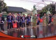 Perguruan Silat Bersatu di Bangsal, Koramil 0815/10 Pimpin Aksi Sosial Berbagi Takjil
