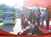 Mudik Gratis 2026, Bupati Gresik Berangkatkan 15 Armada Bus Tujuan Berbagai Daerah Jatim